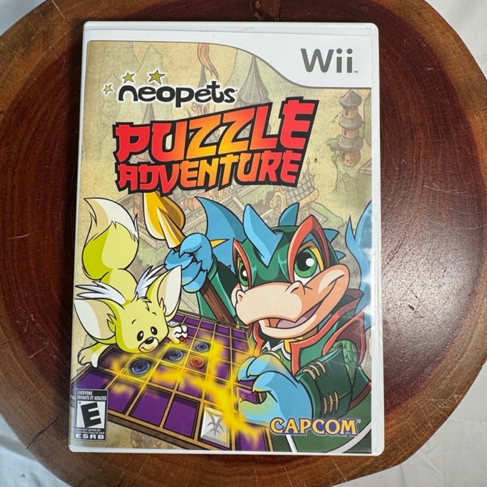 Neopets Puzzle Adventure Nintendo Wii Capcom 2008 CIB Complete With Manual